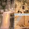 66ft 200 LED Battery Operated Outdoor String Lights, Warm White Fairy Lights with Remote, 8 Modes, Dimmable, Waterproof Twinkle Lights for Bedroom, Patio, Garden, Dorm, Fireplace, Xmas, Party, Indoor/Outdoor (Warm White)